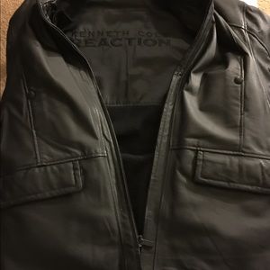 Kenneth Cole leather coat